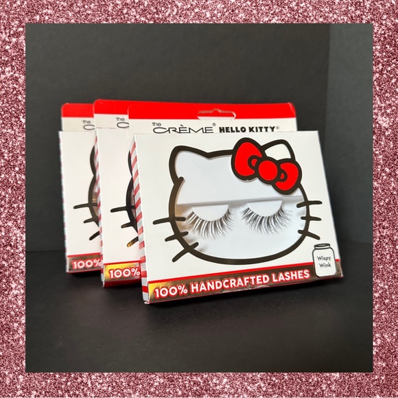 Crème shop x Hello Kitty wispy lashes three individual sets - Picture 1 of 5